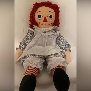 Rare Vintage 3 Foot Tall
Knickerbocker Raggedy Ann Doll